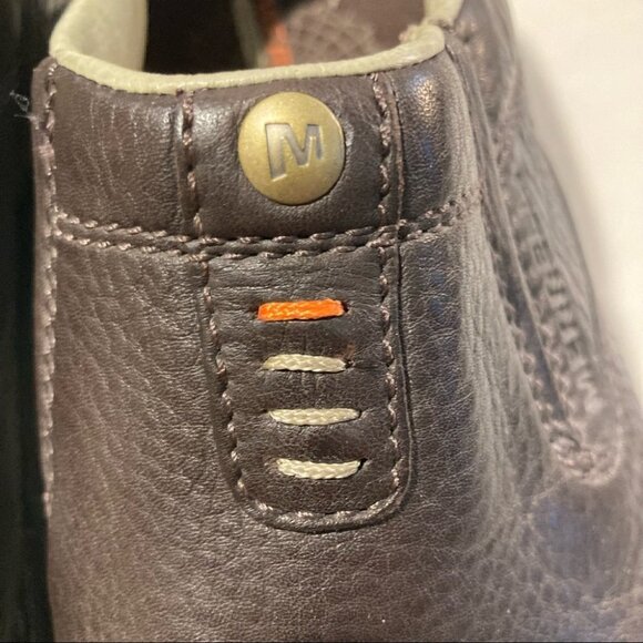 MERRELL Sz 9 (w) Sz 7 (m) World Legend Slip on Leather  Loafer Shoes Unisex - Picture 4 of 14